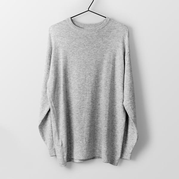 Women's heather grey pullover